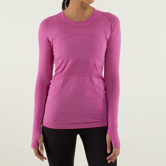 Lululemon Pink Swiftly Tech Long Sleeve 